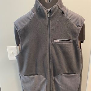 Figs work vest, Grey, clean/smoke free. Small rip easily repaired.